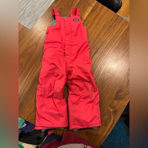 Girls Patagonia snow bibs